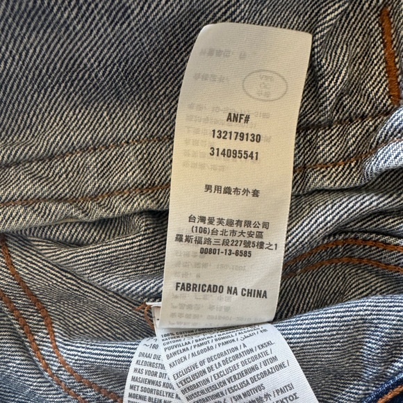 Abercrombie & Fitch Blue Denim Jacket - Picture 6 of 8